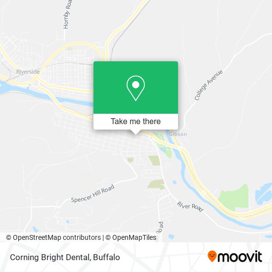 Corning Bright Dental map