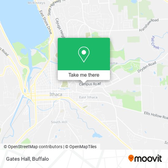 Mapa de Gates Hall