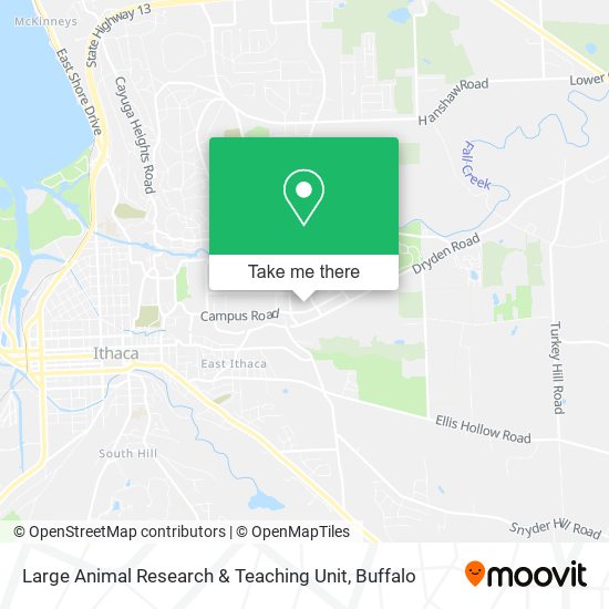 Large Animal Research & Teaching Unit map