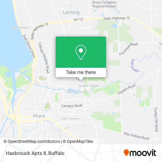 Mapa de Hasbrouck Apts 8