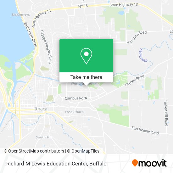 Richard M Lewis Education Center map