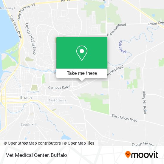 Mapa de Vet Medical Center