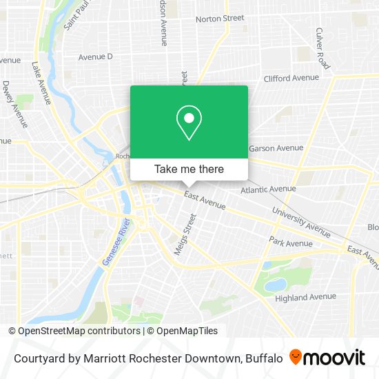 Courtyard by Marriott Rochester Downtown map