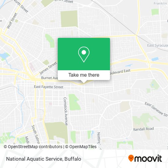 Mapa de National Aquatic Service