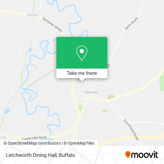 Letchworth Dining Hall map