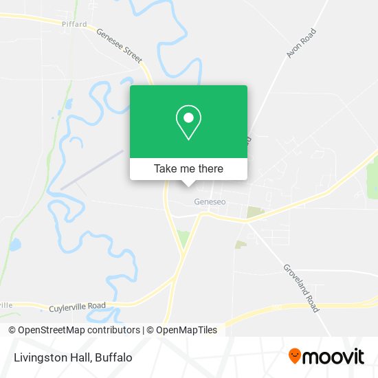 Mapa de Livingston Hall