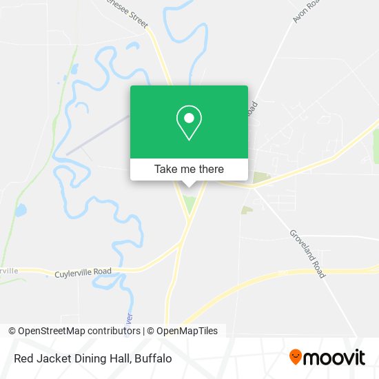 Red Jacket Dining Hall map