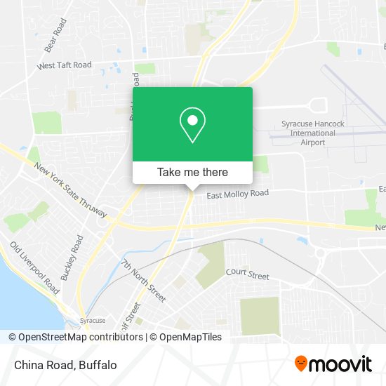 Mapa de China Road