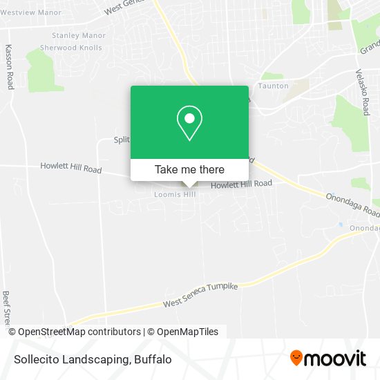 Sollecito Landscaping map