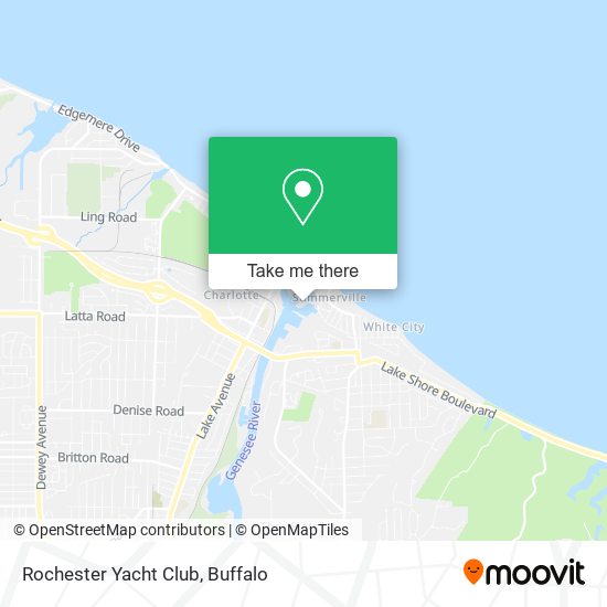 Rochester Yacht Club map