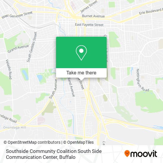 Southside Community Coalition South Side Communication Center map
