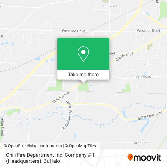 Chili Fire Department Inc. Company # 1 (Headquarters) map