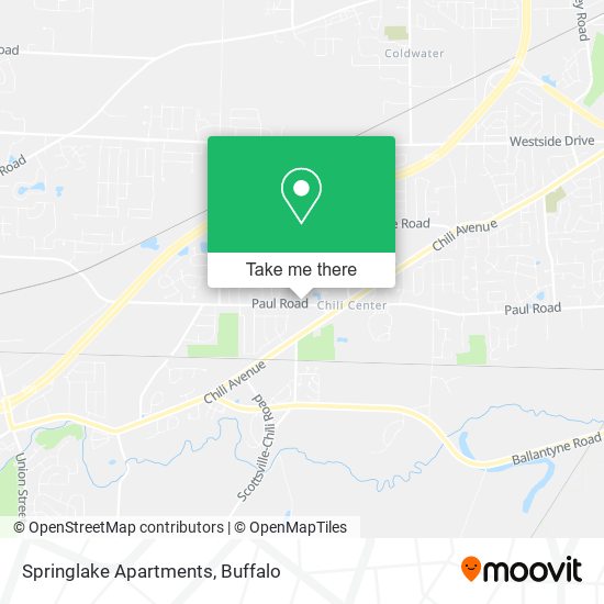 Mapa de Springlake Apartments