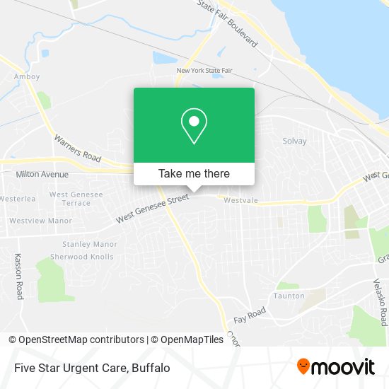 Five Star Urgent Care map