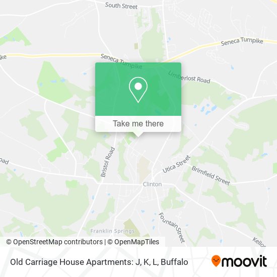 Old Carriage House Apartments: J, K, L map