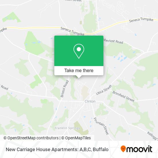 New Carriage House Apartments: A,B,C map