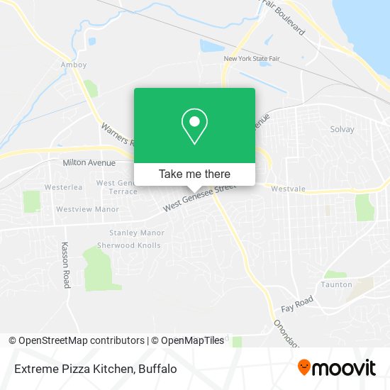 Mapa de Extreme Pizza Kitchen