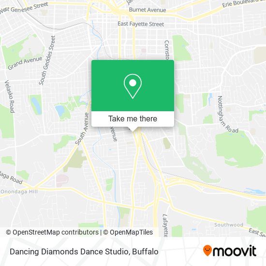 Dancing Diamonds Dance Studio map
