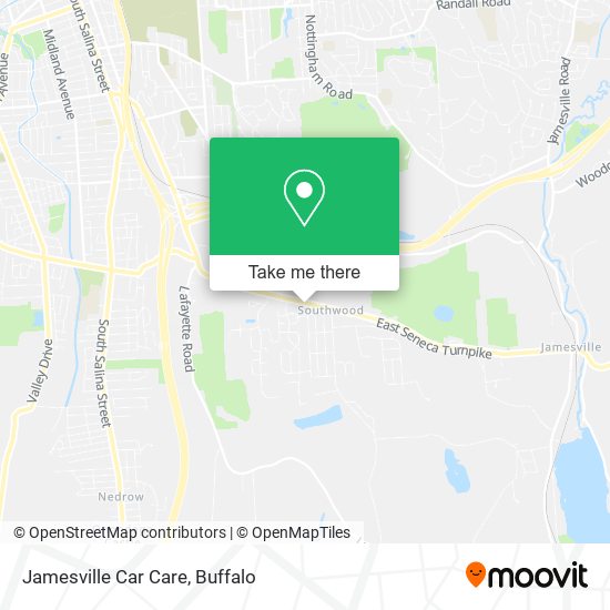 Mapa de Jamesville Car Care