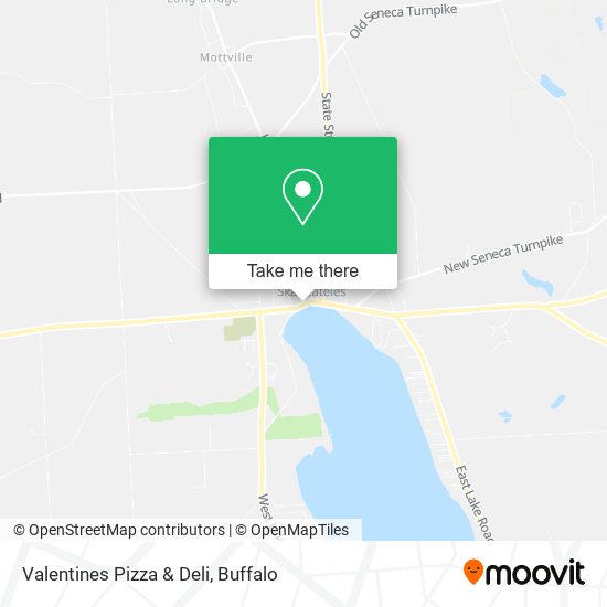 Mapa de Valentines Pizza & Deli