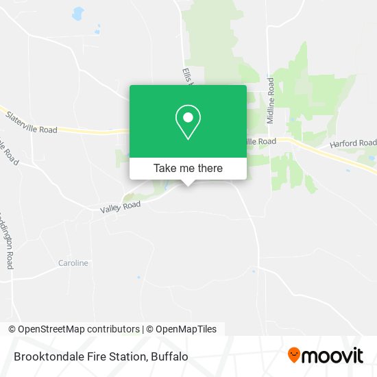 Brooktondale Fire Station map