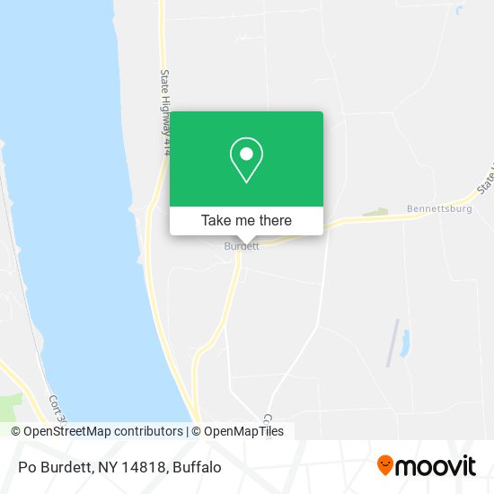 Po Burdett, NY 14818 map