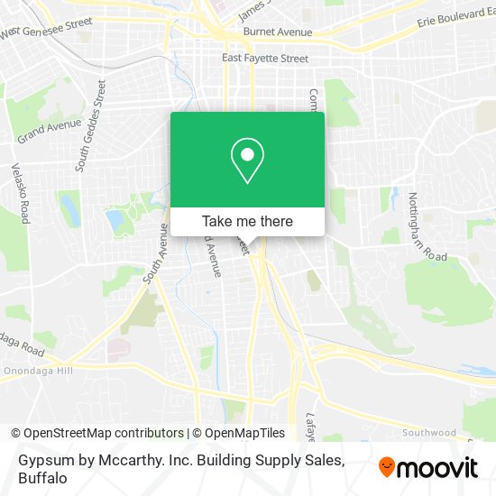 Mapa de Gypsum by Mccarthy. Inc. Building Supply Sales