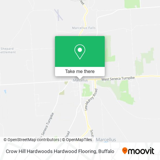 Mapa de Crow Hill Hardwoods Hardwood Flooring