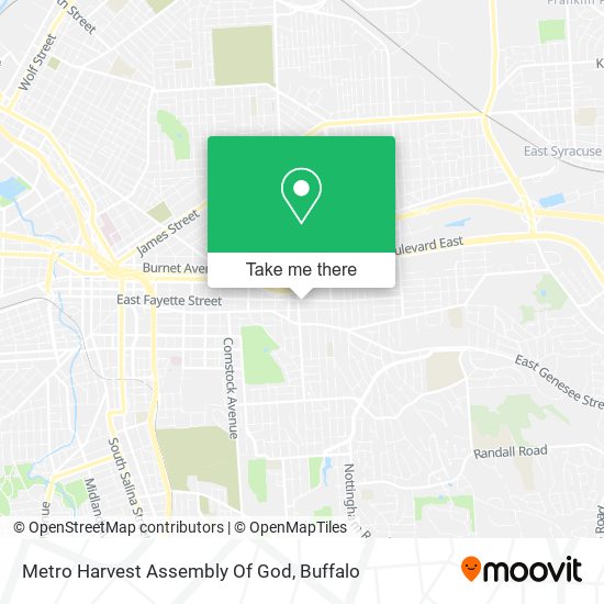 Mapa de Metro Harvest Assembly Of God