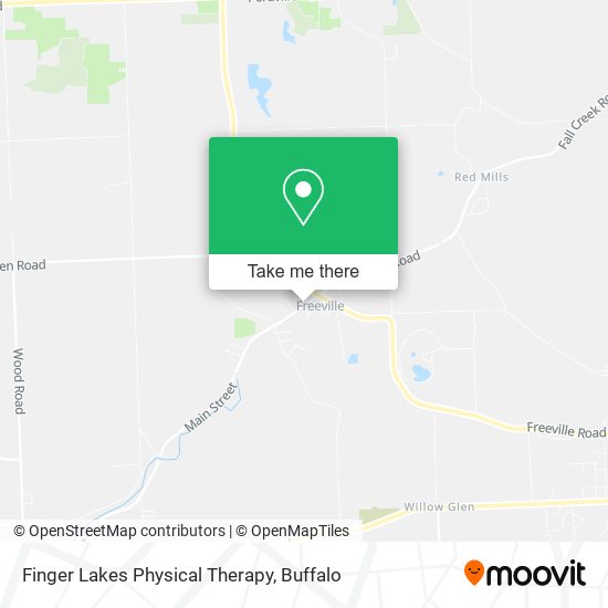 Finger Lakes Physical Therapy map