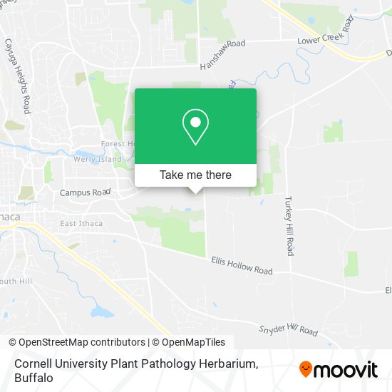 Cornell University Plant Pathology Herbarium map