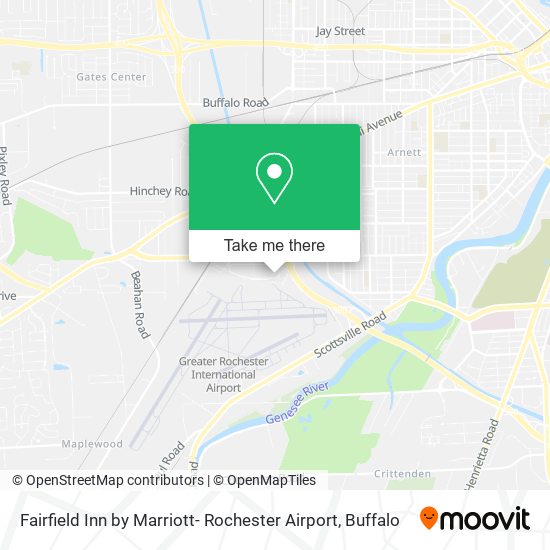 Fairfield Inn by Marriott- Rochester Airport map