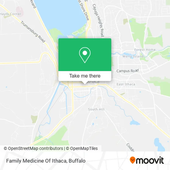 Family Medicine Of Ithaca map