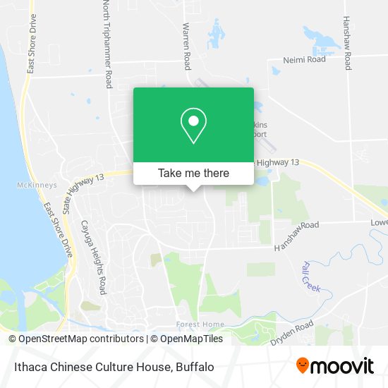 Ithaca Chinese Culture House map