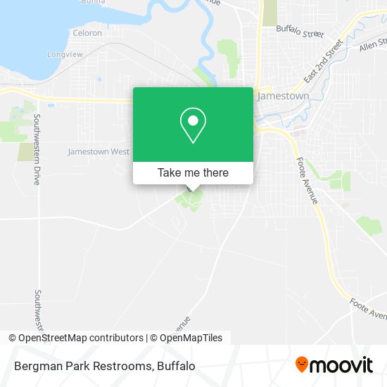 Bergman Park Restrooms map