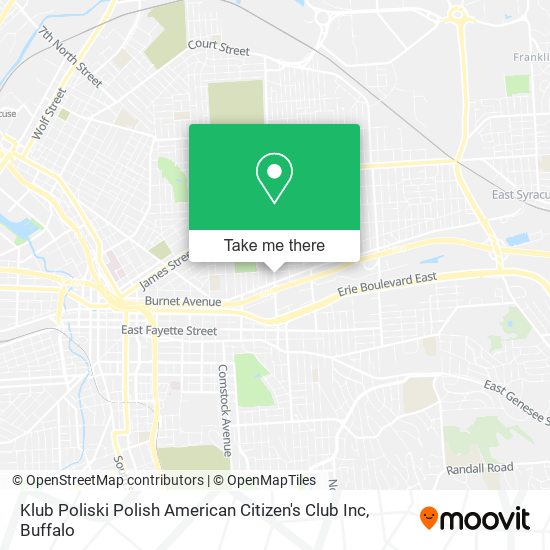 Klub Poliski Polish American Citizen's Club Inc map