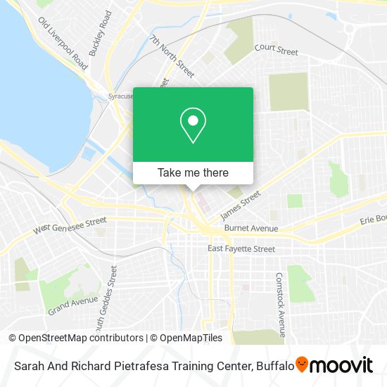 Sarah And Richard Pietrafesa Training Center map
