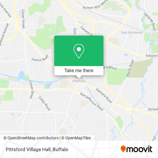 Mapa de Pittsford Village Hall