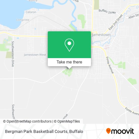 Mapa de Bergman Park Basketball Courts