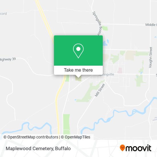 Maplewood Cemetery map
