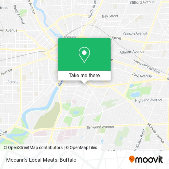 Mapa de Mccann's Local Meats