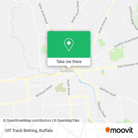Mapa de Off Track Betting