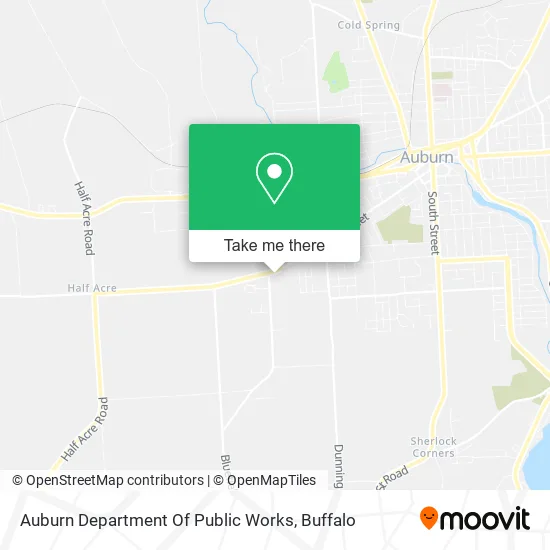 Mapa de Auburn Department Of Public Works