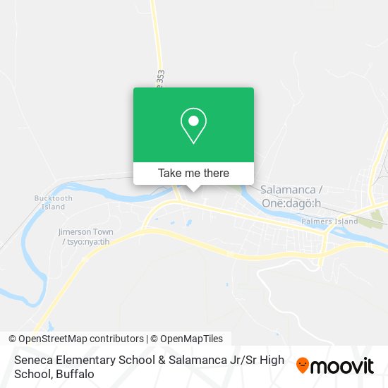 Mapa de Seneca Elementary School & Salamanca Jr / Sr High School