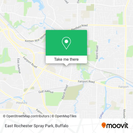 Mapa de East Rochester Spray Park