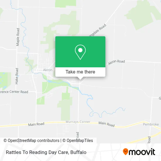 Rattles To Reading Day Care map