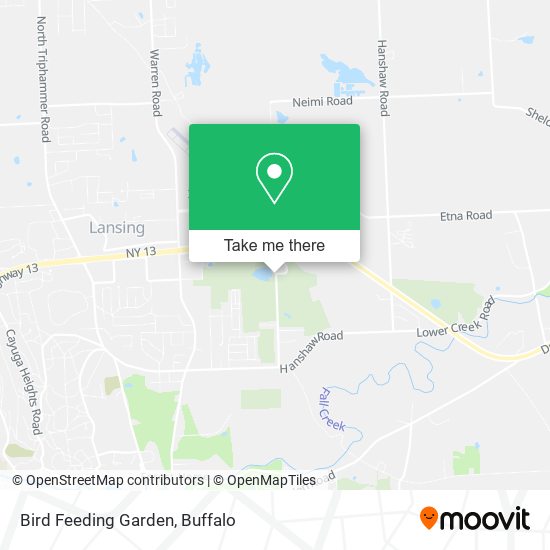 Bird Feeding Garden map