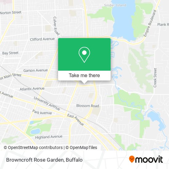 Browncroft Rose Garden map