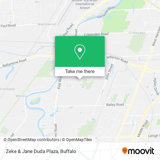 Zeke & Jane Duda Plaza map