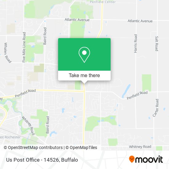 Us Post Office - 14526 map